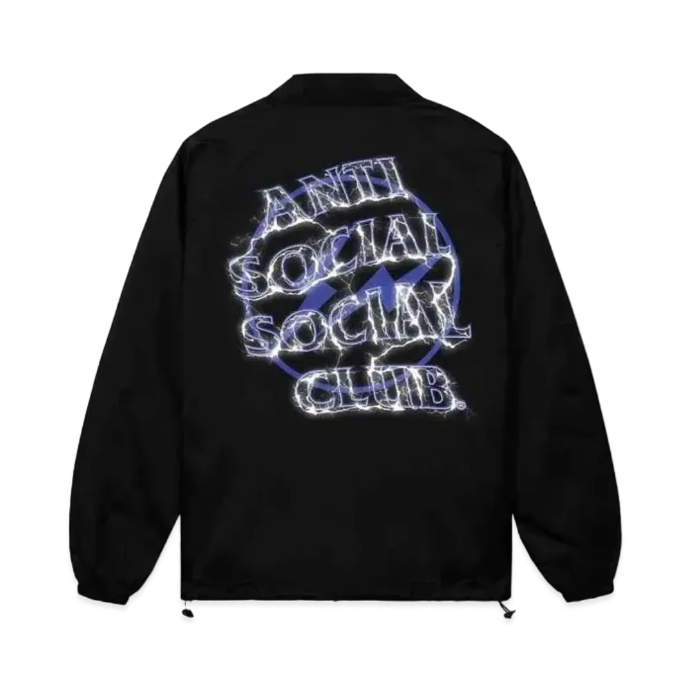 ANTI SOCIAL SOCIAL CLUB x FRAGMENT Bolt Jacket "Black Navy"