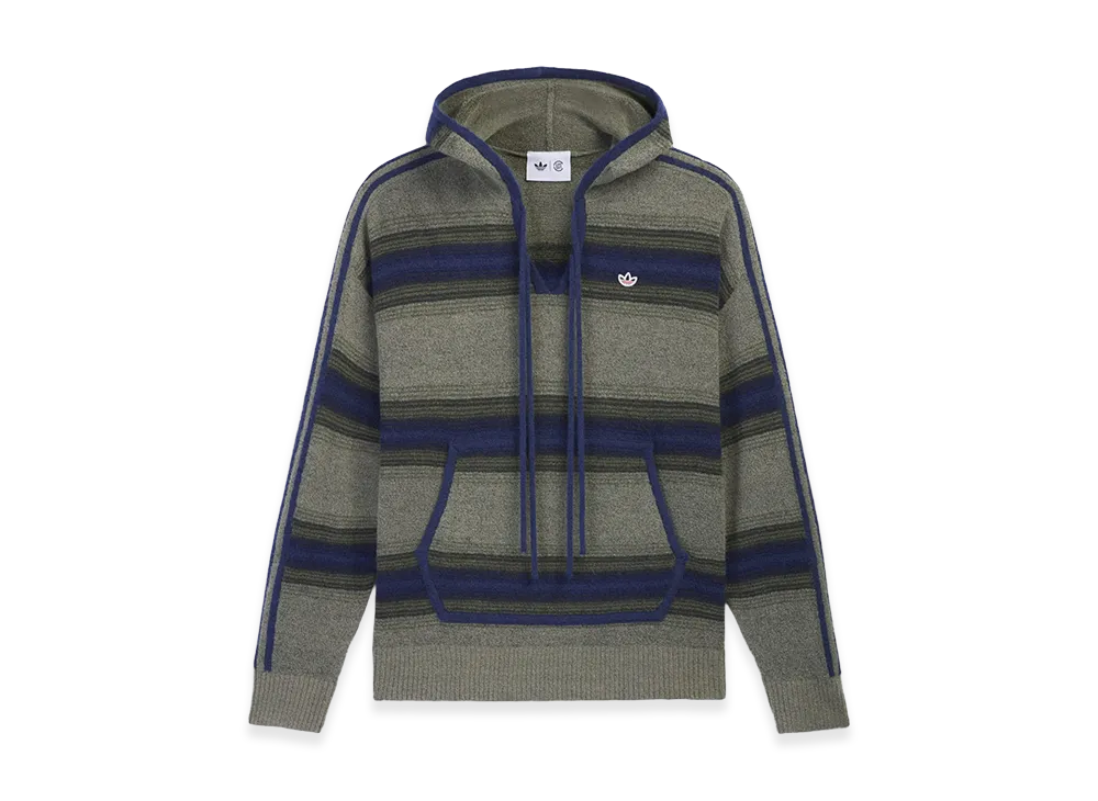 adidas x CLOT Baja Hoodie by Edison Chen "Trace Khaki/Tech Indigo"