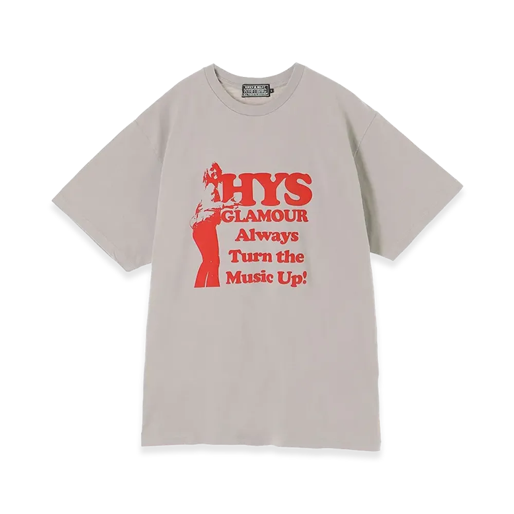 HYSTERIC GLAMOUR Super Kinky Sounds Tee "Gray"