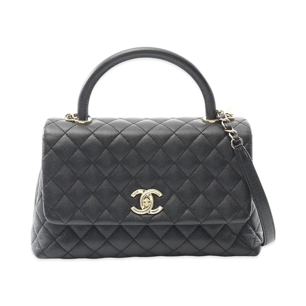 CHANEL Coco Handle 29 Shoulder Bag "Black"