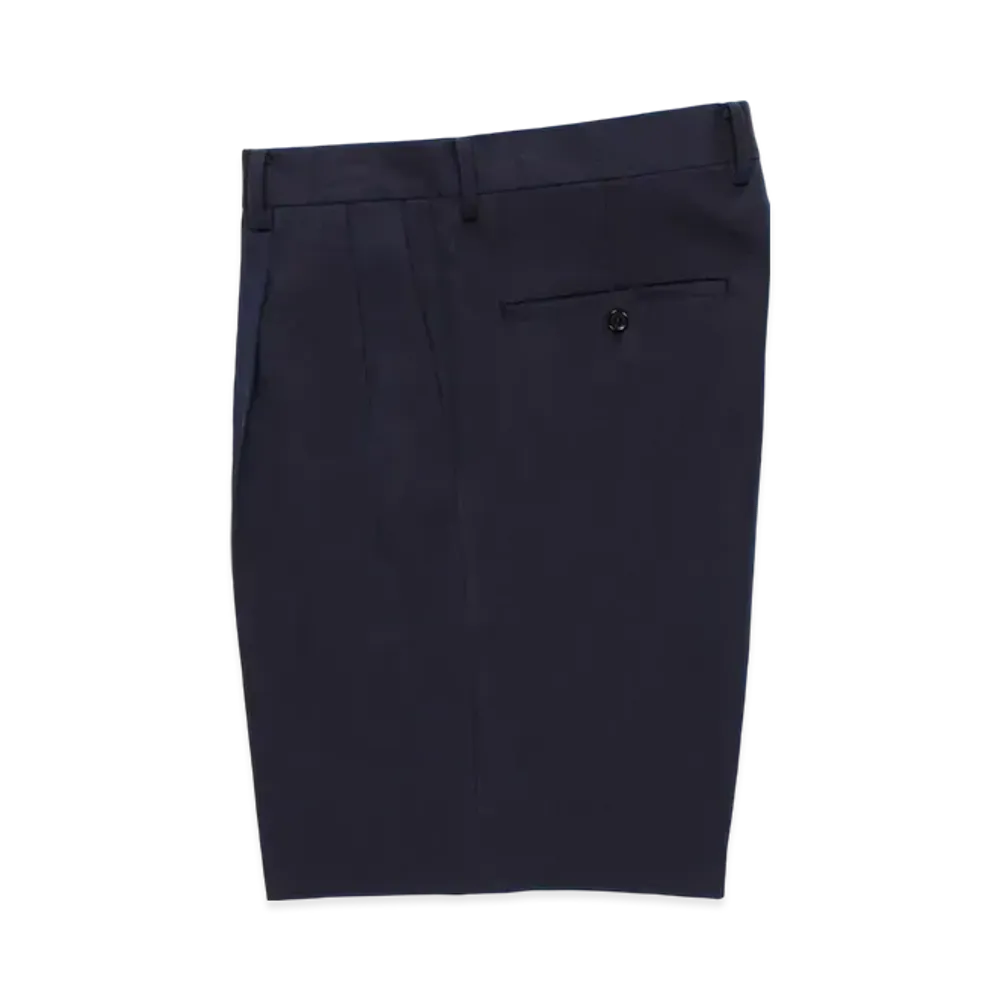 WACKO MARIA Double Pleated Short Trousers "Navy"