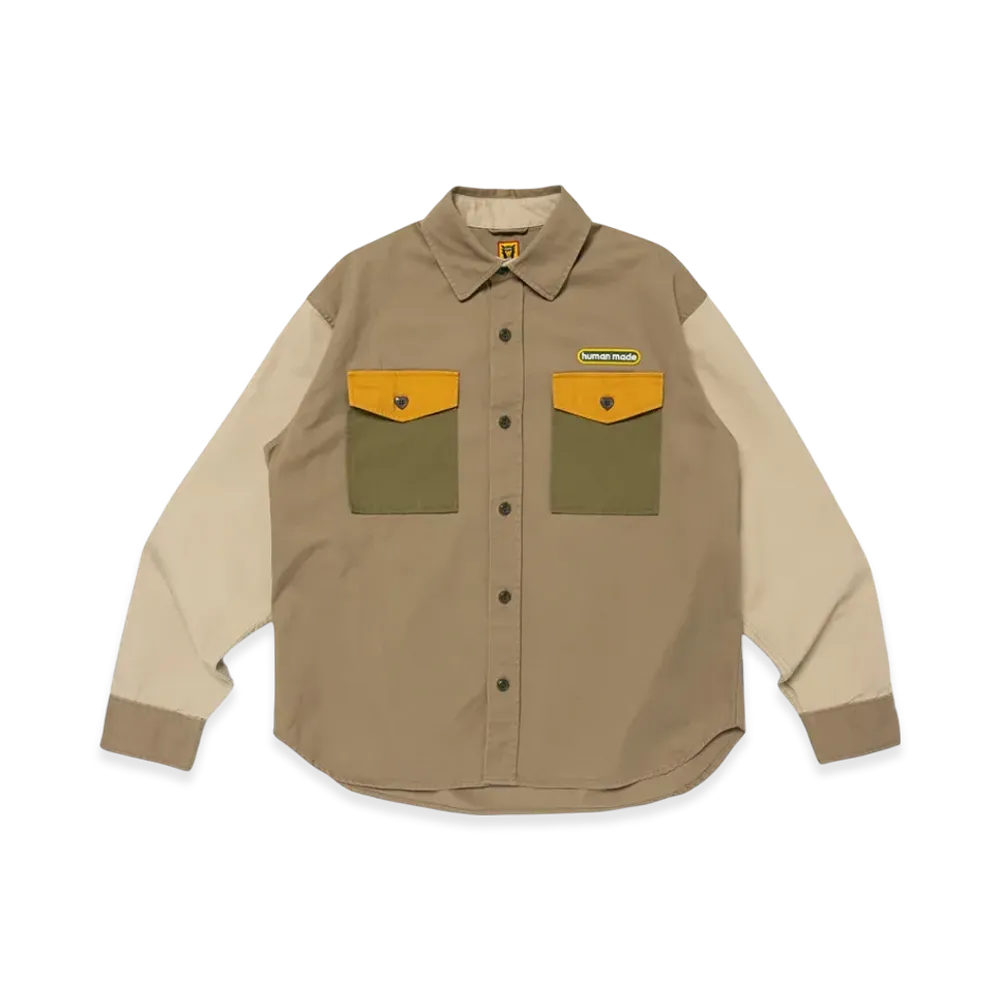 HUMAN MADE Crazy Work Shirt "Beige"