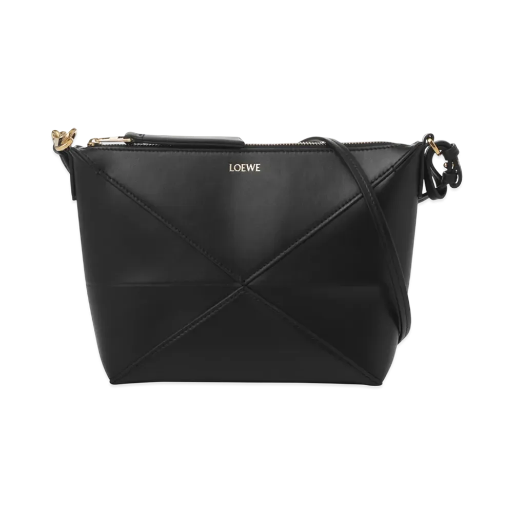 LOEWE Puzzle Fold Pouch "Black"