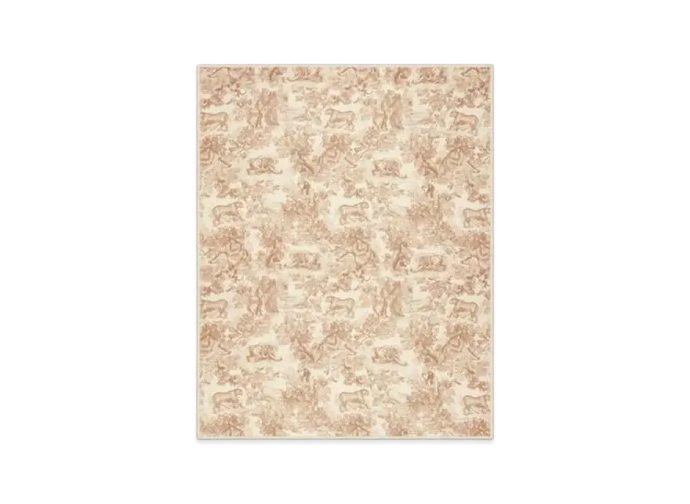 Dior Toile de Jouy Sauvage Stole Cashmere "Ivory/Beige"