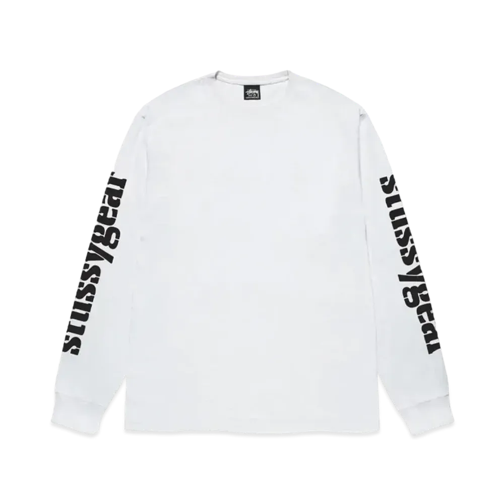 Stussy Gear LS Tee "White"