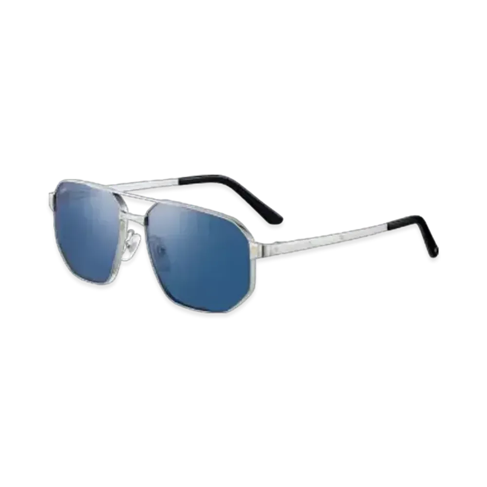 Cartier Santos de Cartier Sunglasses "Blue"