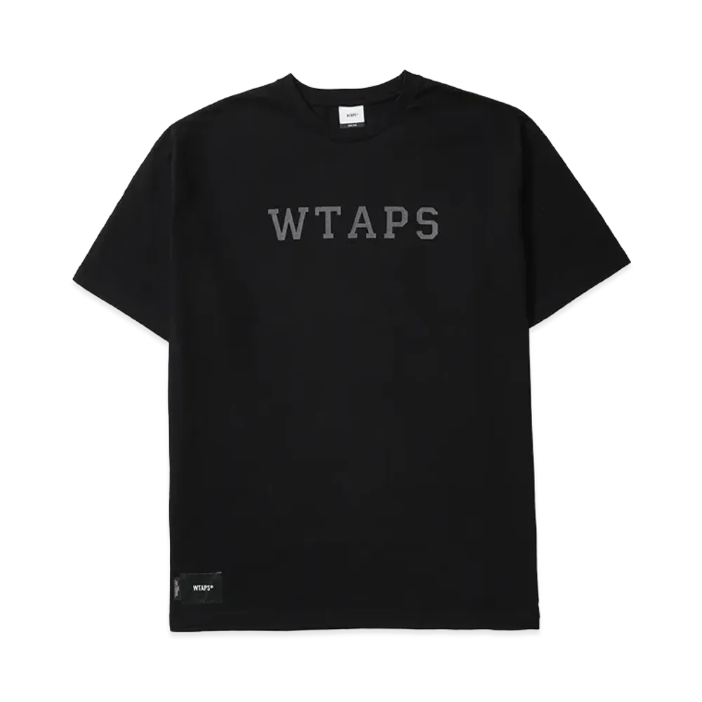 WTAPS College / SS / Cotton "Black" 231ATDT-STM06S
