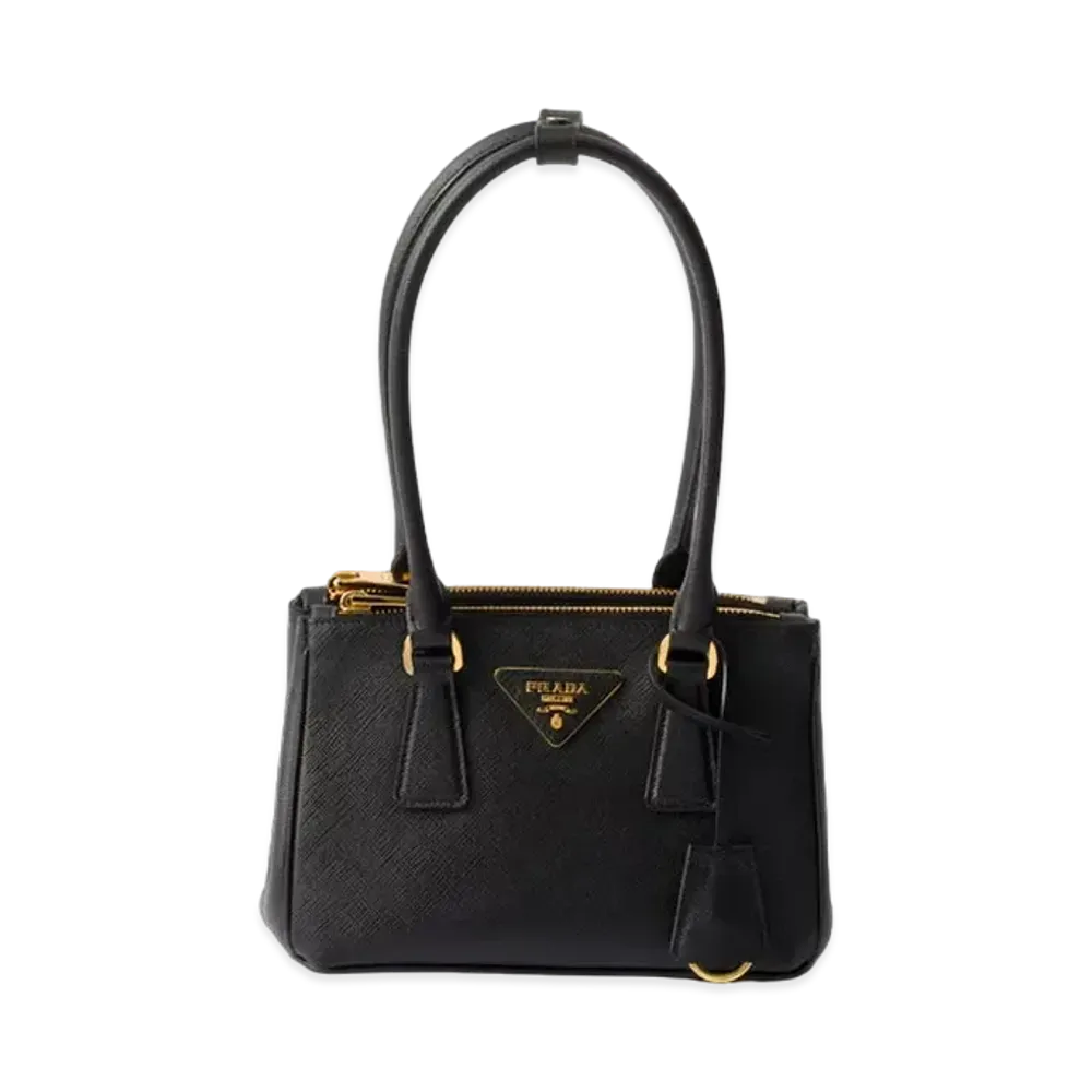 PRADA Galleria Saffiano Leather Mini-Bag "Black"