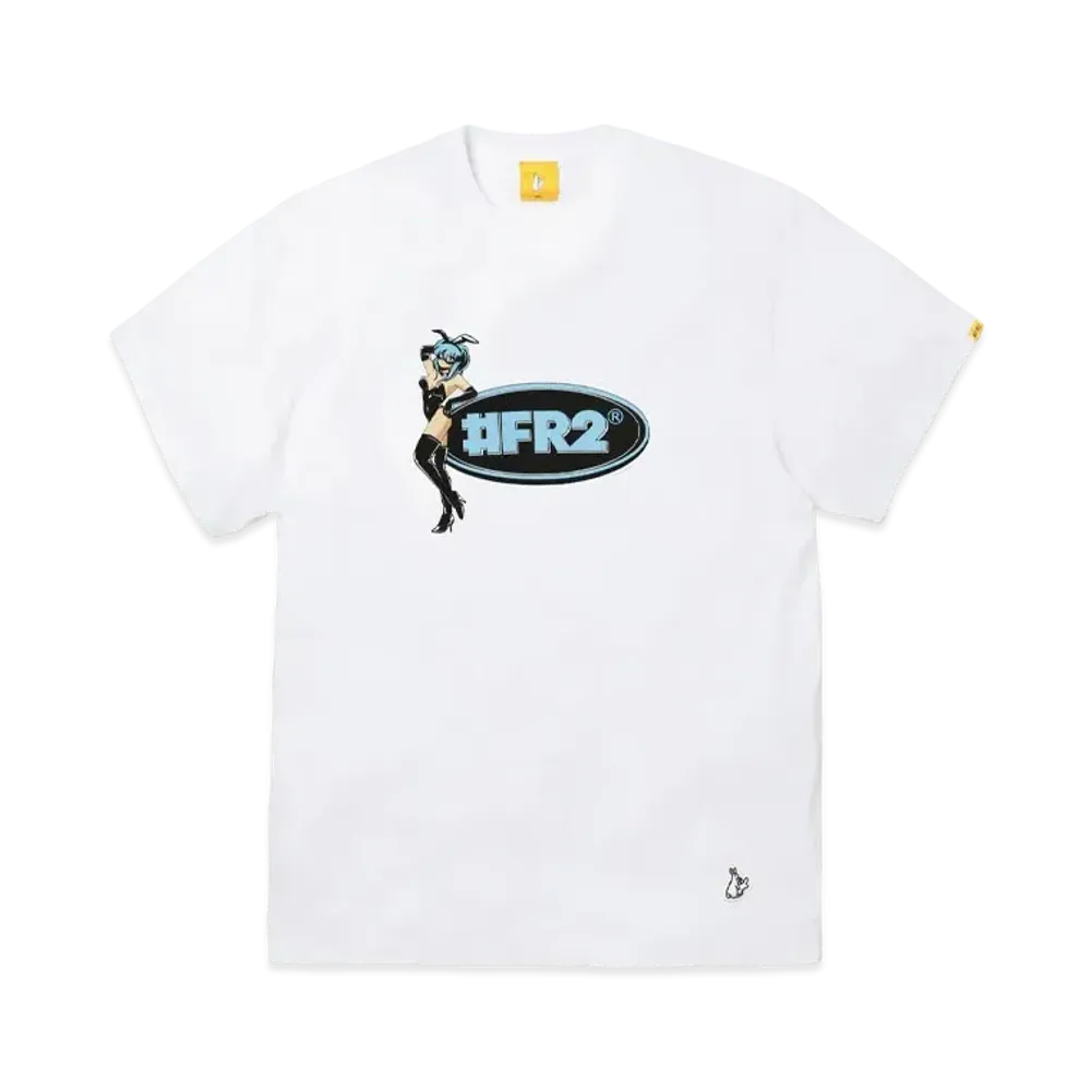 FR2 Bunny Girl Oval Logo T-Shirt "White"