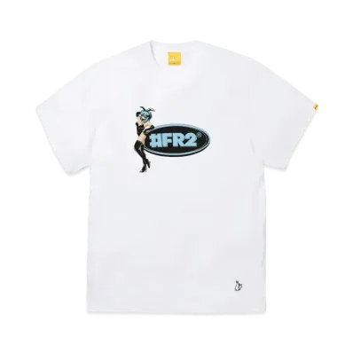 FR2 Bunny Girl Oval Logo T-Shirt "White"