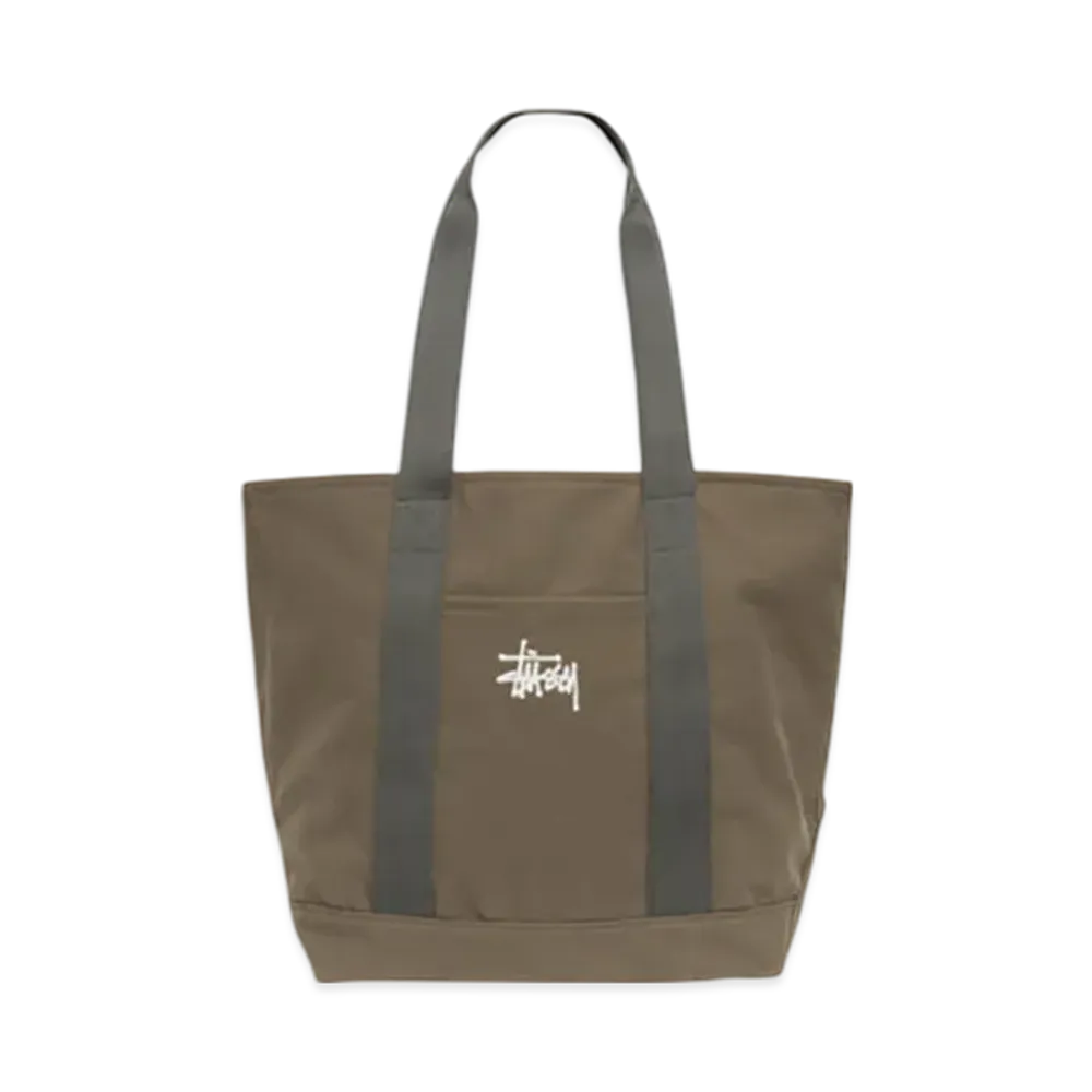 Stussy Canvas Market Tote "Green"