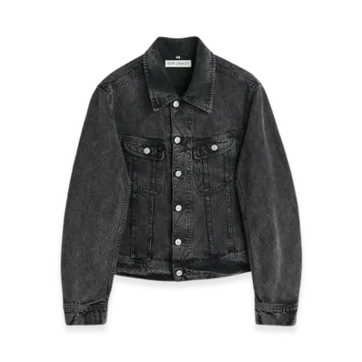 OUR LEGACY Rodeo Jacket "Overdyed Black Chain Twill"