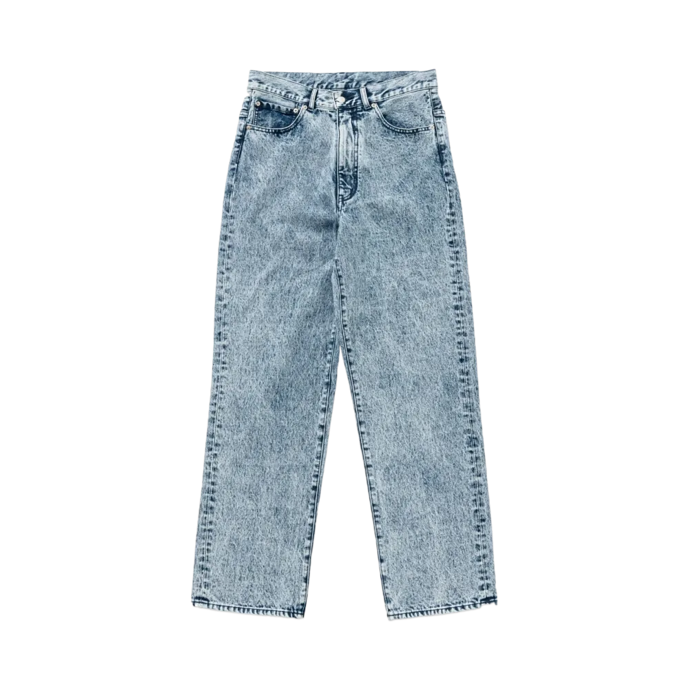 TTT MSW Washed Denim Straight Pants "Indigo"