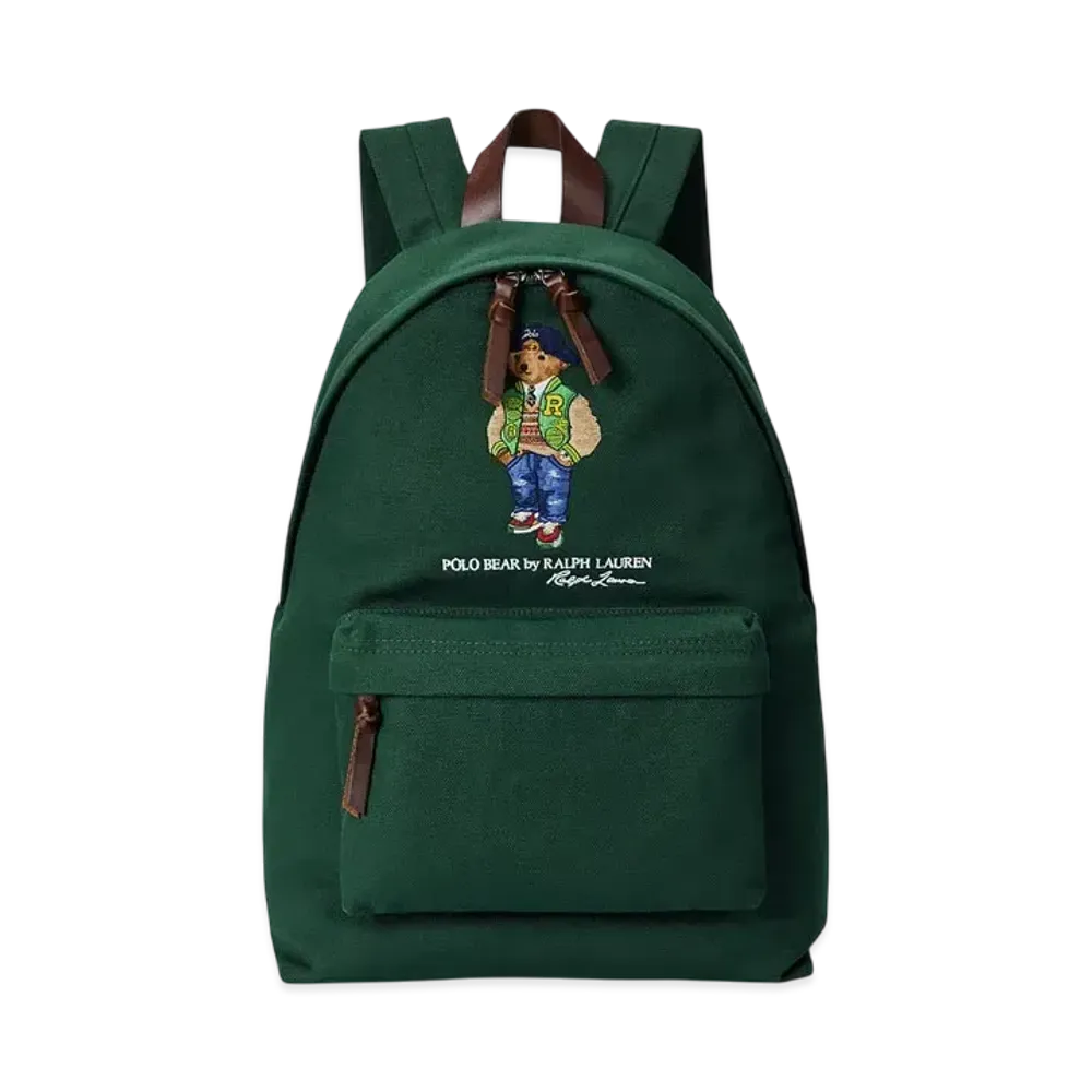 Polo Ralph Lauren Polo Bear Canvas Backpack "Green"