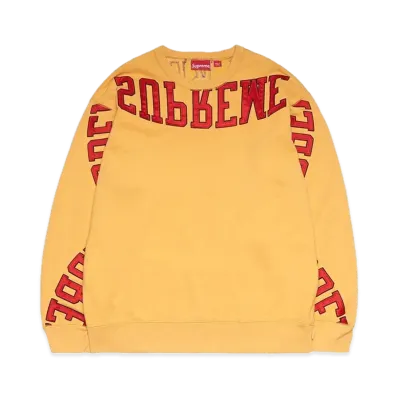 Supreme Multi Arc Crewneck "Dusty Gold"