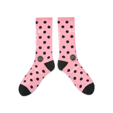 SAINT Mxxxxxx Socks Dot "Pink/Black"