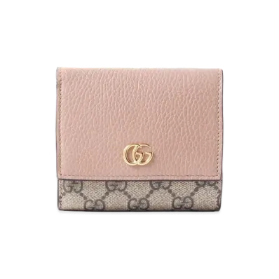 GUCCI GG Marmont Wallet "Dusty Pink"