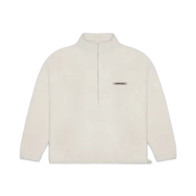 FEAR OF GOD ESSENTIALS Polar Fleece Half-Zip Sweater "Oatmeal Heather"
