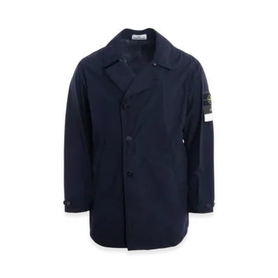 Stone Island 42132 Naslan Light Watro Trench Coat - 20SS "Navy Blue"