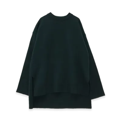 Jil Sander Side Slit Over Sized Sweater "Green"