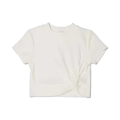 atmos pink Side Twist Short T "White"