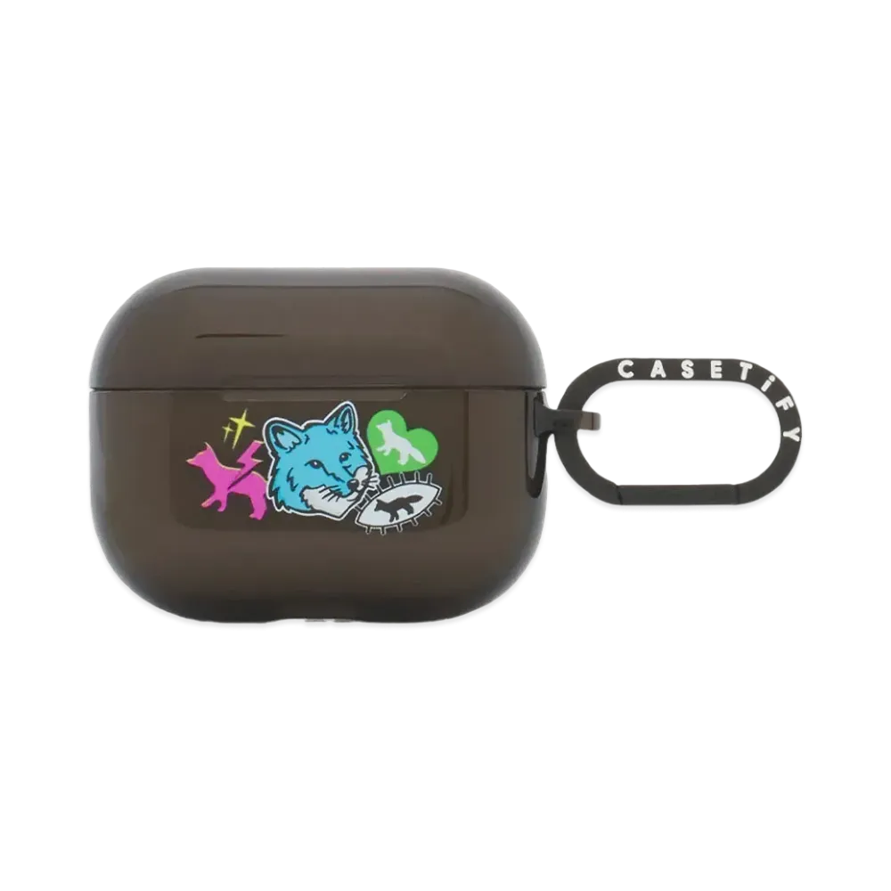 CASETIFY x MAISON KITSUNE Logo Stickers Airpods Pro 2 Case "Multi"