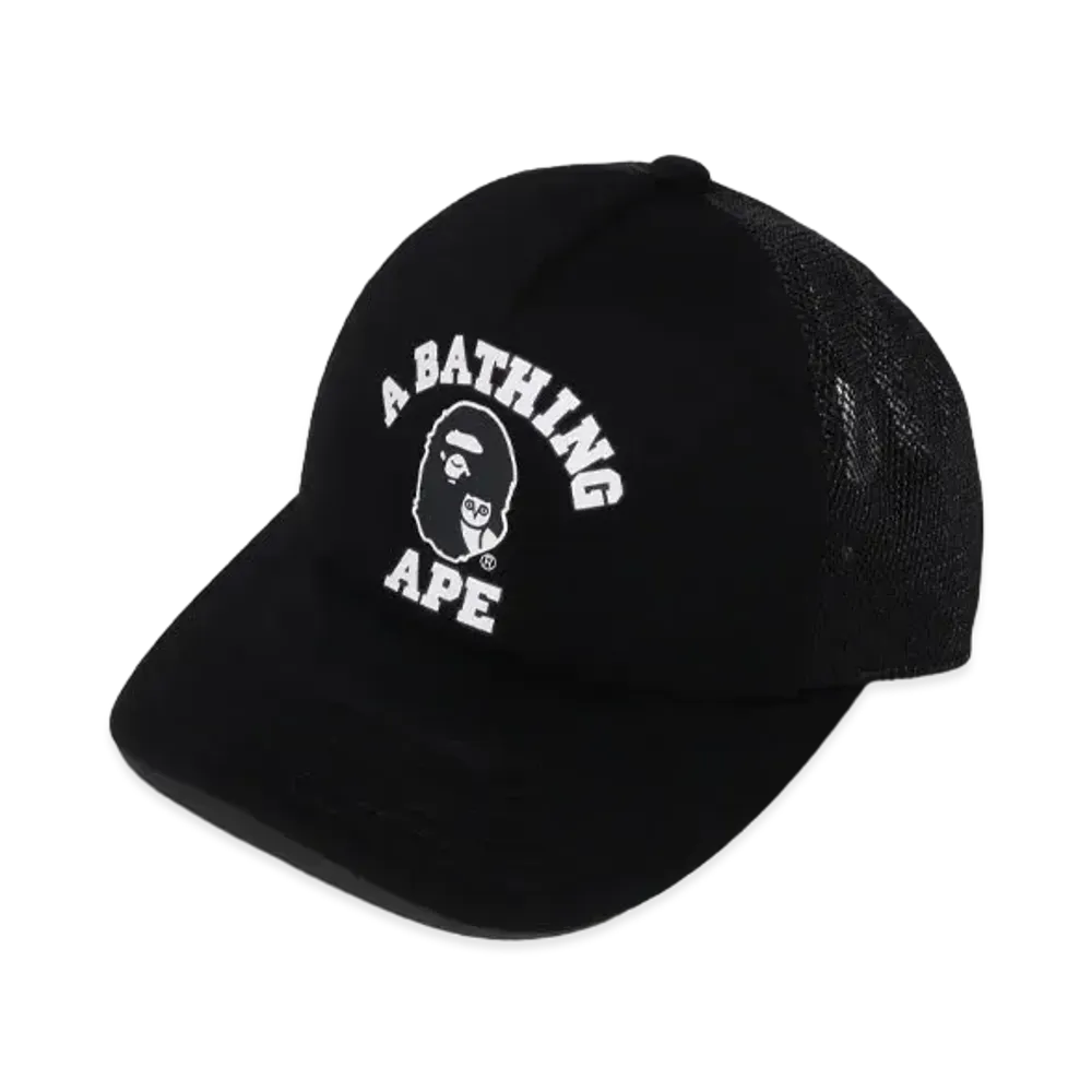 A BATHING APE x October's Very Own OVO Mesh Cap "Black"