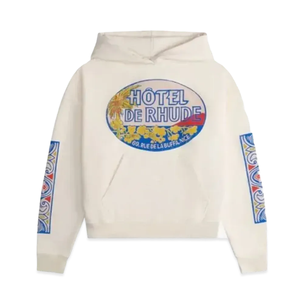 RHUDE Hotel Hoodie "White"