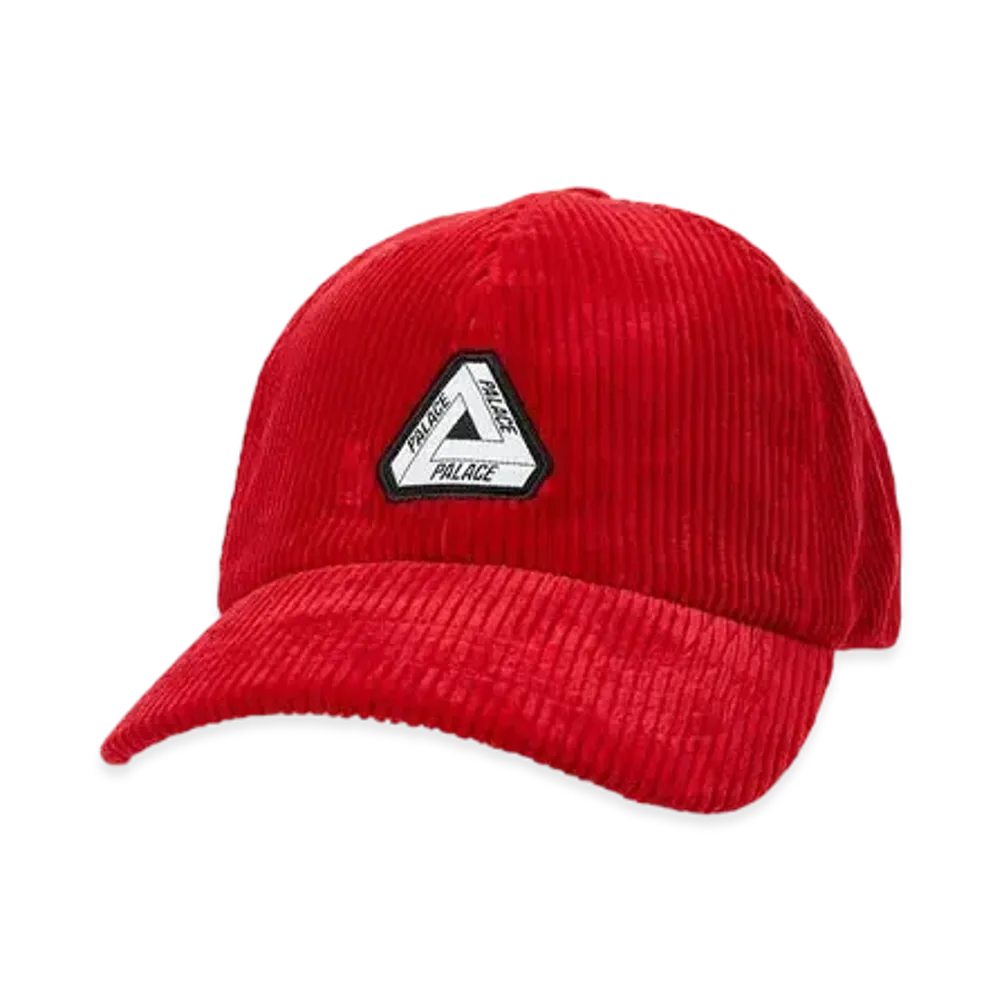 PALACE Cord Tri-Ferg Patch 6-Panel "Red"
