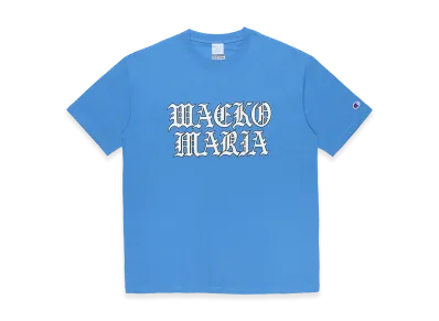 WACKO MARIA x Champion Heavy Weight T-Shirt "Blue"