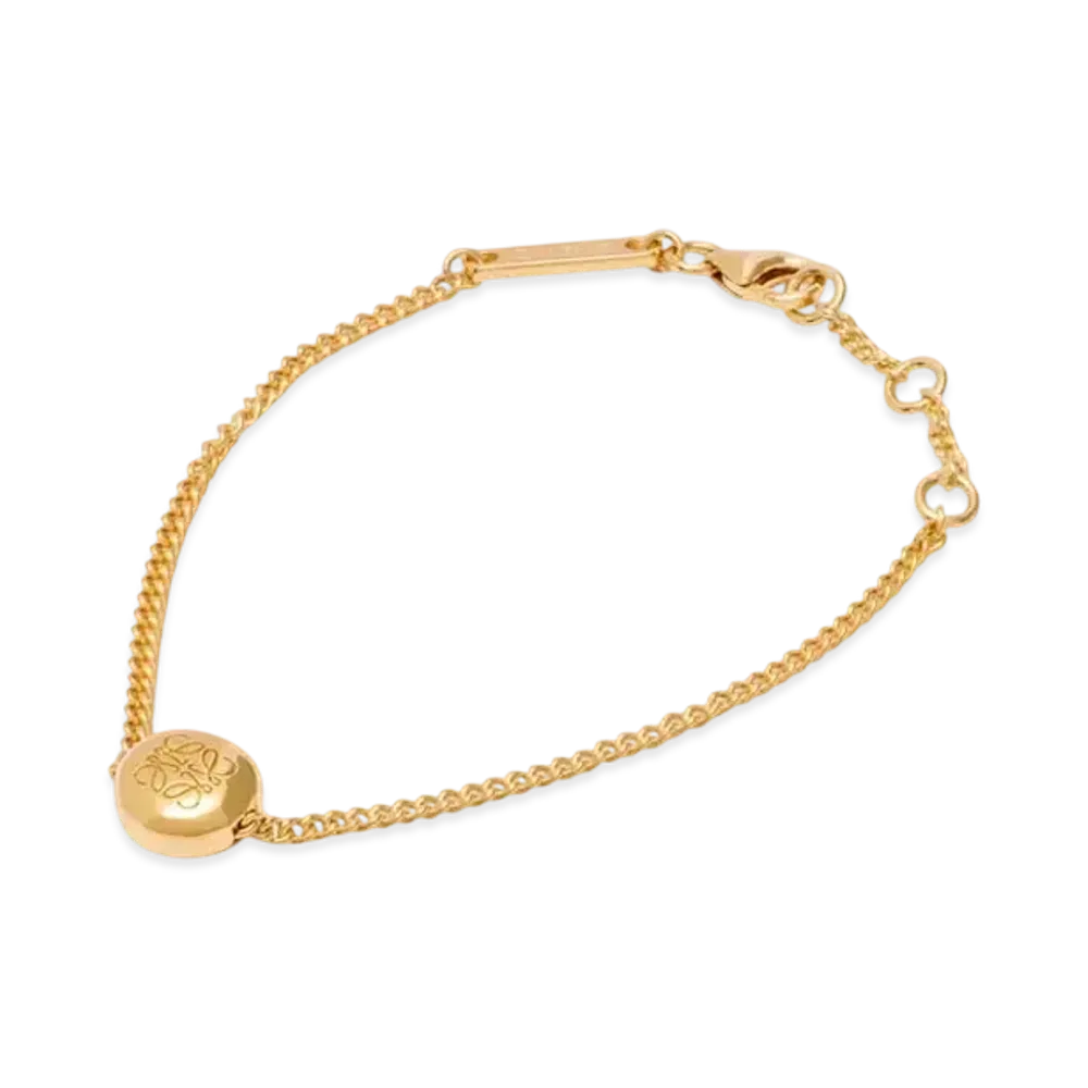 LOEWE Pebble Bracelet in Sterling Silver "Gold"