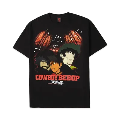 Geeks Rule x Cowboy Bebop 15 Silkscreen Printing T-Shirt "Black"