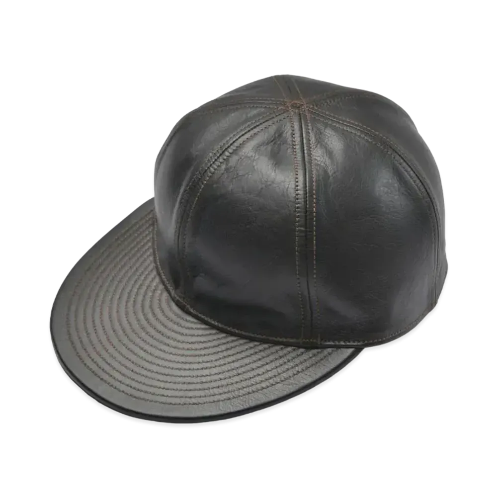 THE REAL McCOY'S Type A-3 Cap / Horsehide "Seal Brown"