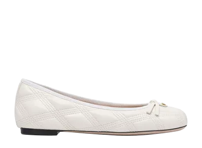 Valentino Garavani Women's Quiltie 67 Ballet Flats "White"