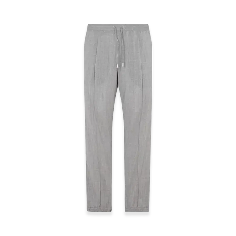 Dior Prince of Wales Wool Track Pants "Gray"
