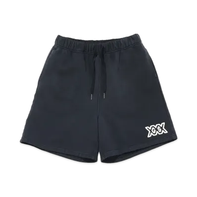 GOD SELECTION XXX GSX Logo Sweatshorts GSX-S26-CS-02 "Faded Black"