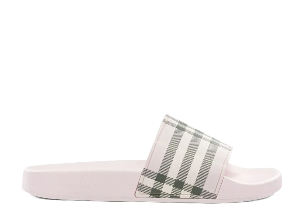 Burberry Women's Check Slide "Pink"
