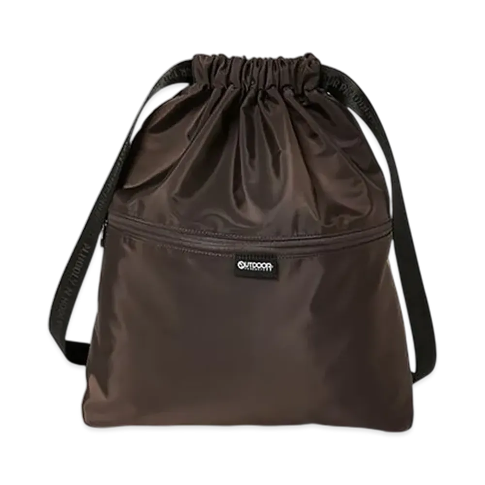 N.HOOLYWOOD COMPILE x OUTDOOR PRODUCTS Drawstring Backpack "Brown"