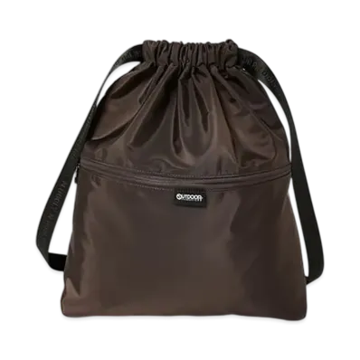 N.HOOLYWOOD COMPILE x OUTDOOR PRODUCTS Drawstring Backpack "Brown"