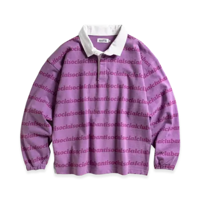 ANTI SOCIAL SOCIAL CLUB Run On Polo "Purple"