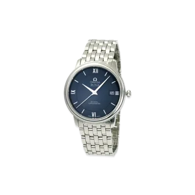 OMEGA De Ville Prestige Co-Axial Chronometer "Silver/Navy"