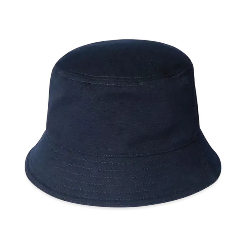 GUCCI Cotton Canvas Bucket Hat "Dark Blue"