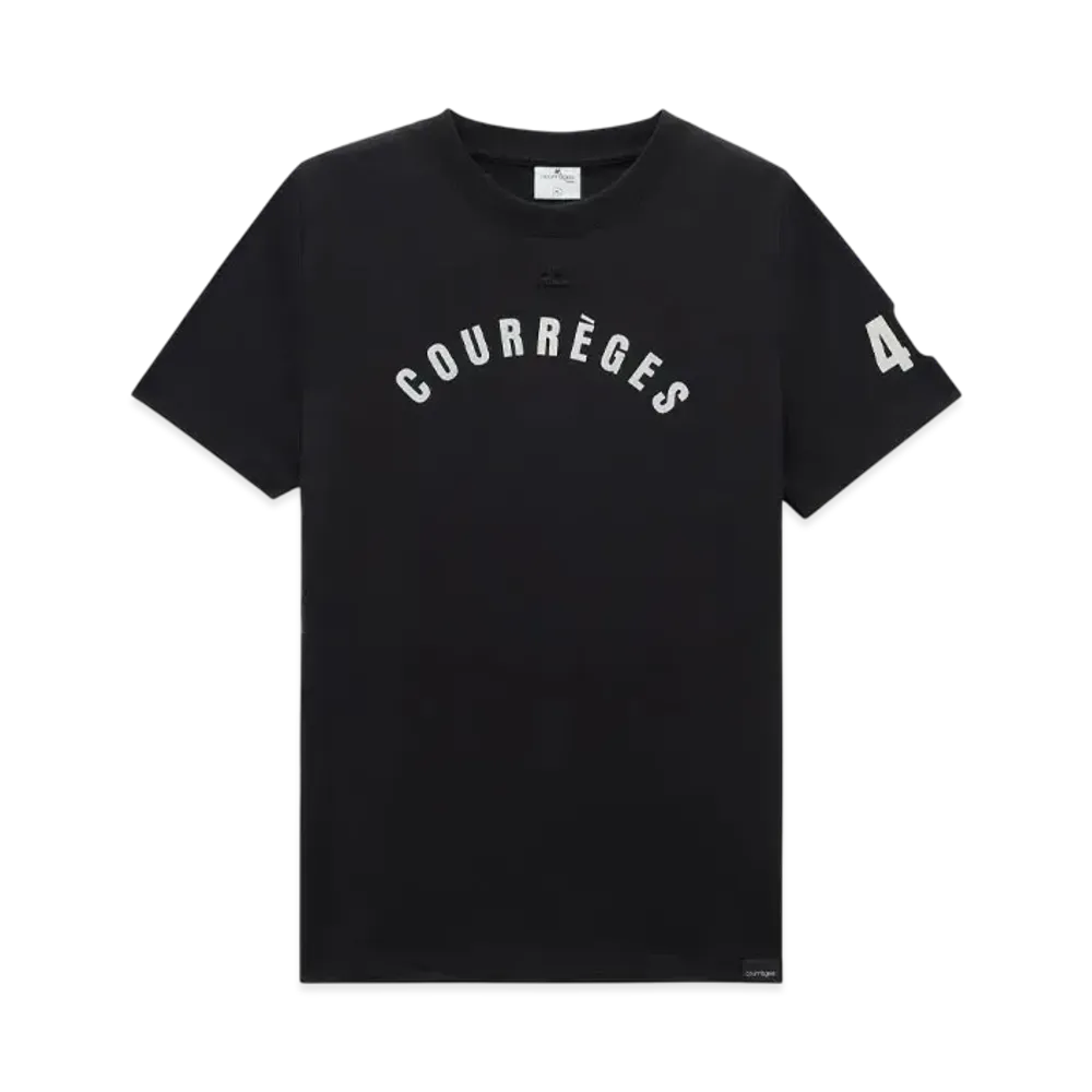 Courreges AC Straight Printed T-Shirt "Black"