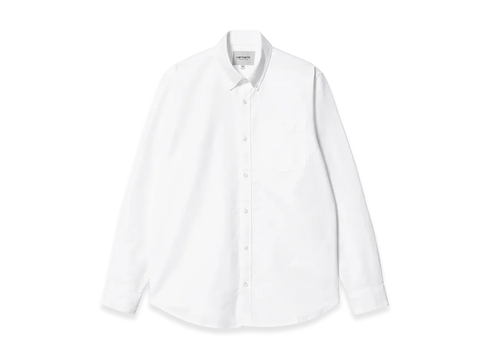 Carhartt WIP L/S C-Logo Shirt "White/White"