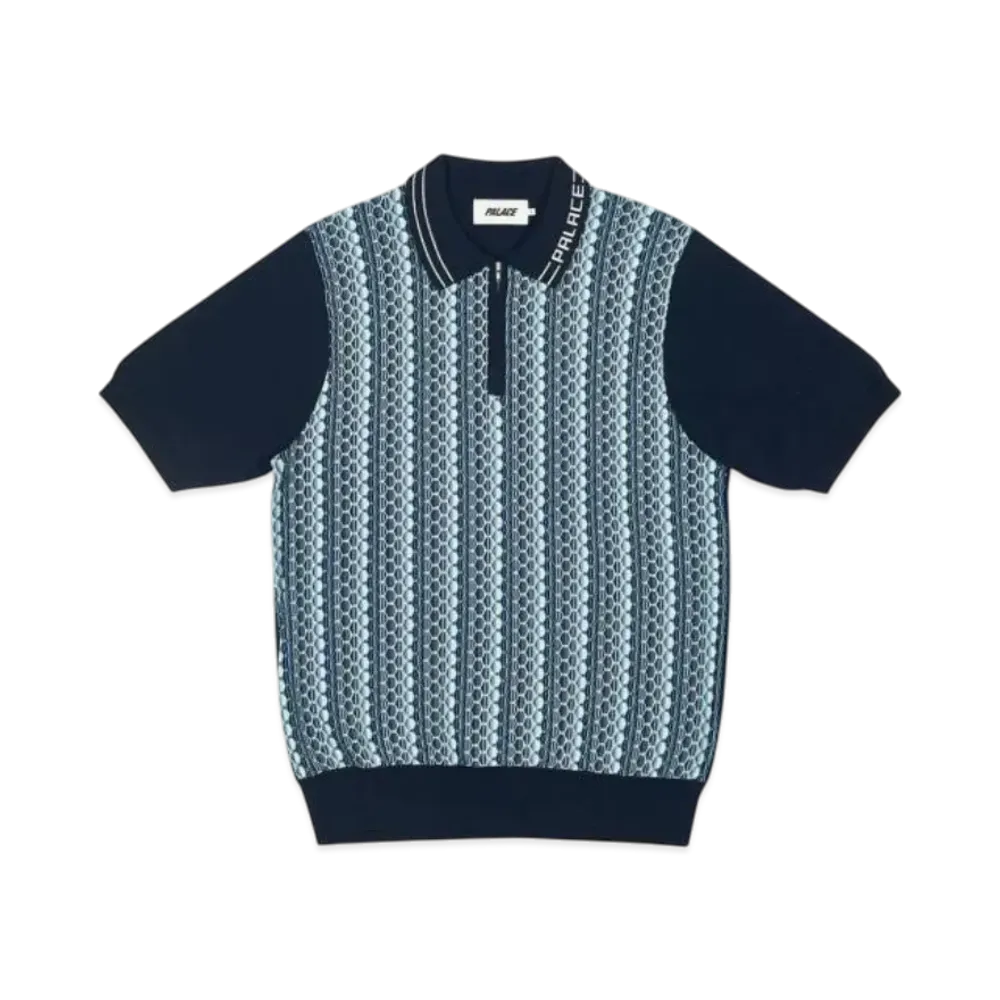 PALACE Zip Knit "Navy"
