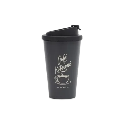 Maison Kitsune Cafe Kitsune Coffee Cup Tumbler "Anthracite"
