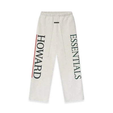 FEAR OF GOD ESSENTIALS x Howard University Lounge Sweatpant "Light Heather"