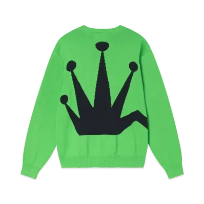 Stussy Bent Crown Sweater "Lime"