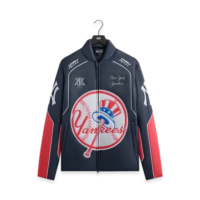 Kith x The New York Yankees Zip Brixton Puffed Shirt Jacket "Nocturnal"