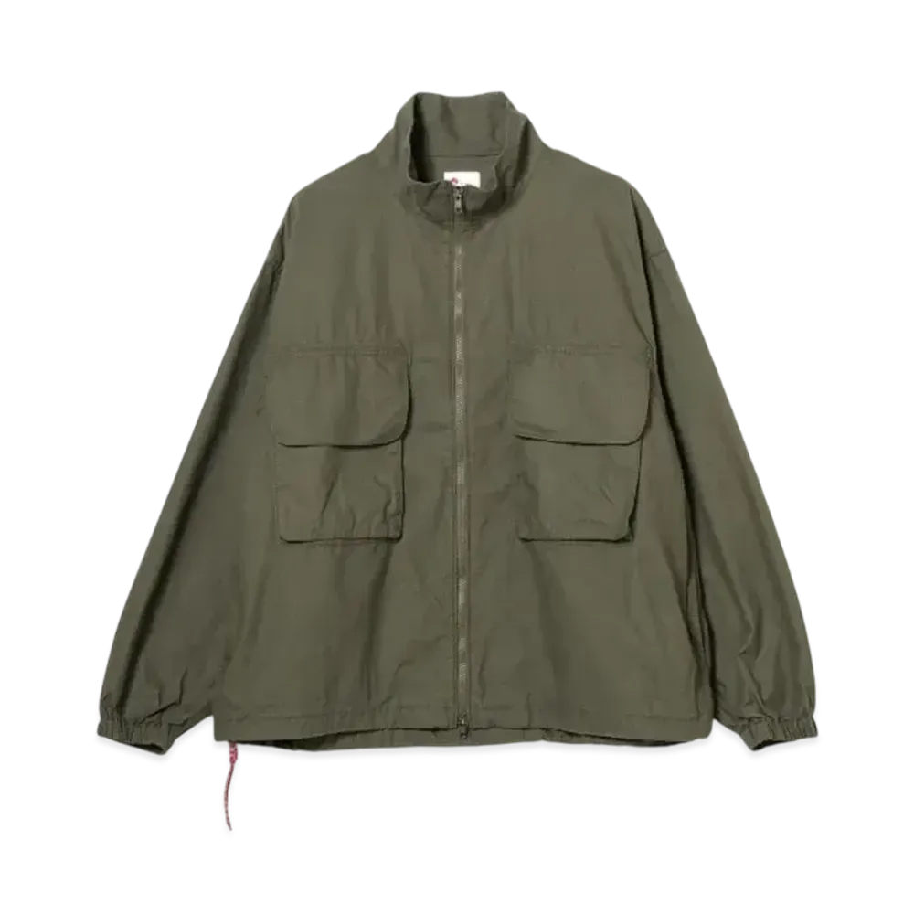 BEAMS Cotton Ripstop Stand Blouson "Olive"